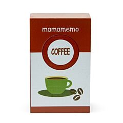 Leksaksmat - Paket med kaffe i trä - MaMAMeMo