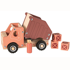 Lastbil i trä - Egmont Toys. Rolig leksak och fin doppresent. 