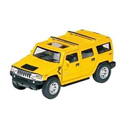 Bil i metall - Hummer H2 SUV (2008) - gul