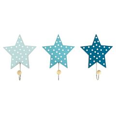 Krokar med stjärna - 3 st - Star blue - Jabadabado