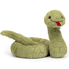 Jellycat gosedjur - Orm - 18 cm - Stevie Snake. Rolig leksak