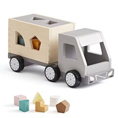 Klosslåda i trä - Lastbil - Aiden - Kids Concept