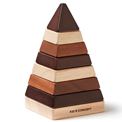 Kids Concept - Stapeltorn - Pyramid. Leksak