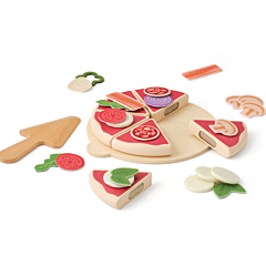 Kids Concept - Leksaksmat - Pizza med pizzaskärare. Leksak