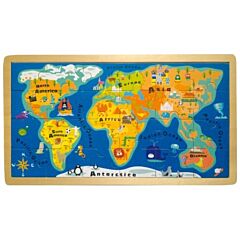 Pussel - Världskarta - 24 bitar