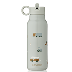 Liewood flaska - Falk water bottle - Alphabet Sandy - 350 ml . Praktisk till utflykten.