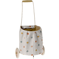 Maileg - Trolley - Multi dots - Yellow