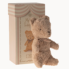 Maileg gosedjur - My First Teddy in box - powder. Doppresent, leksak