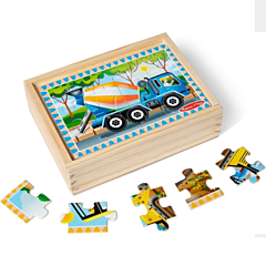 Pussel - husdjur - 4 i 1 - Melissa & Doug. Roligt pussel