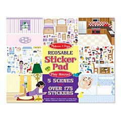 Aktivitetshäfte - återanvändbara stickers - inredning - Melissa & Doug