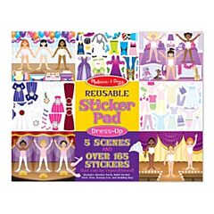 Aktivitetshäfte - återanvändbara stickers - kläder - Melissa & Doug