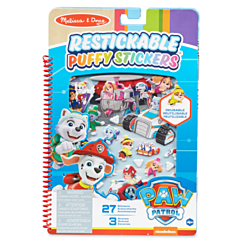 Aktivitetsbok - Återanvändbara Puffy stickers - Paw Patrol Adventure Bay - Melissa & Doug. Pyssel