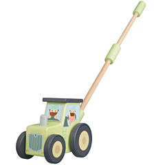 Gåleksak - Traktor, grön - Orange Tree Toys. Doppresent, leksak