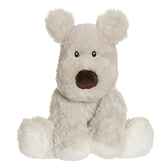 Teddykompaniet gosedjur - Hund Teddy Mocca, grå - 18 cm. Leksak, doppresent