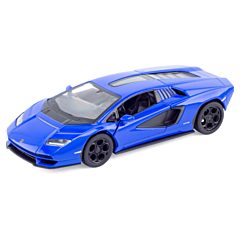 Modellbil i metall - Bugatti Chiron Supersport, blå. Kul leksaksbil